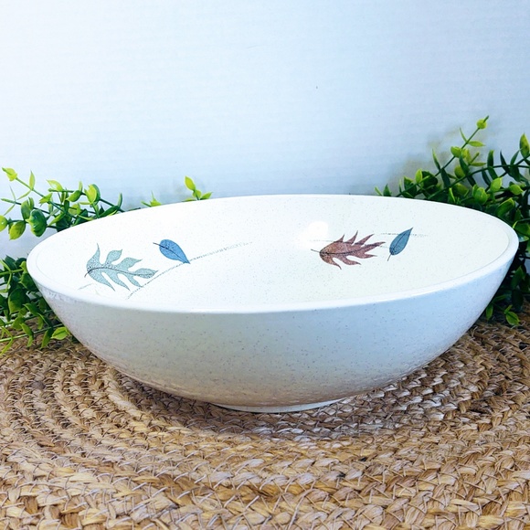 Vtg California Franciscan Earthenware Autumn Pottery Large Serving Bowl 9 1/4" - Picture 2 of 10